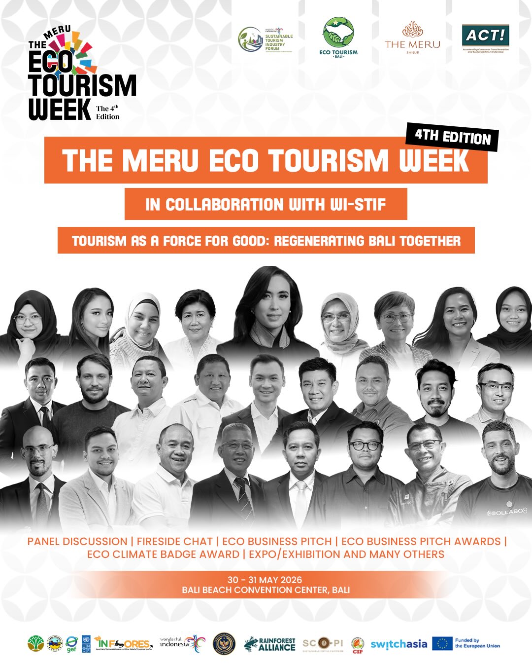 The Meru Eco Tourism Week 4th Edition Berkolaborasi dengan WI-STIF, Hadirkan Ruang Kolaborasi untuk Masa Depan Pariwisata Berkelanjutan